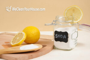 baking soda and lemon are great disinfectant