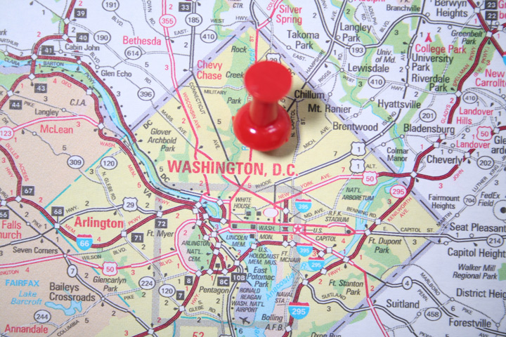 Cleaning Service -Washington DC Map